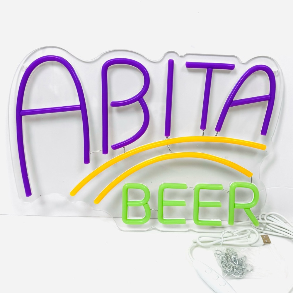 LED Neon Wall Sign ABITA BEER